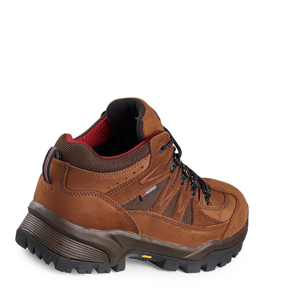 Red Wing 3-inch Waterproof Soft Toe Hiker Men's Work Boots Brown | ZA 8TCE